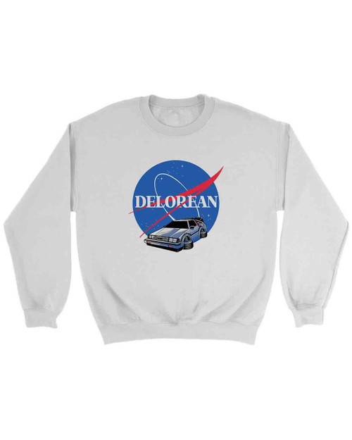 Delorean Nasa Logo Parody Sweatshirt