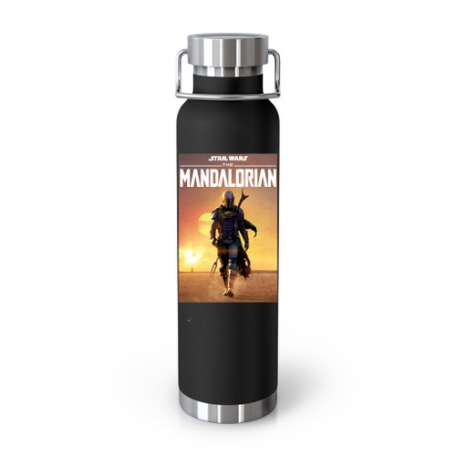 Star Wars The Mandalorian Poster Cover Tumblr Bottle