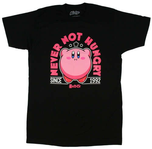 Kirby Never Not Hungry Man's T-Shirt Tee