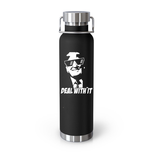 Trump Deal With It Maga President Donald Trump Funny Political Tumblr Bottle