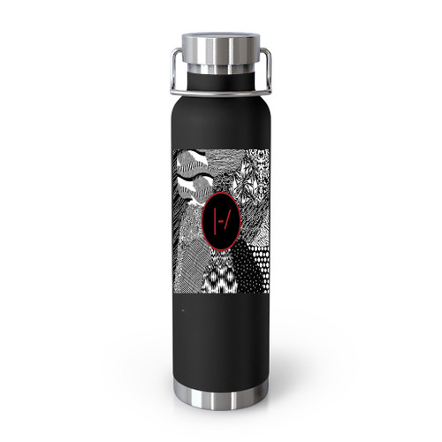 Twenty One Pilots Blurryface Patterns Tumblr Bottle
