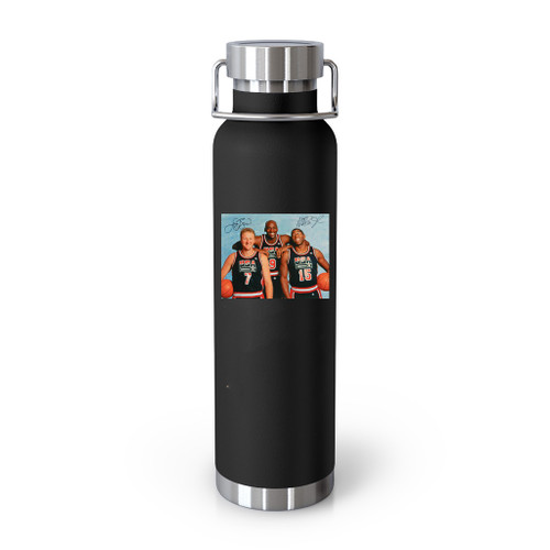 Usa Dream Team Michael Jordan Magic Johnson Larry Bird Sign Tumblr Bottle