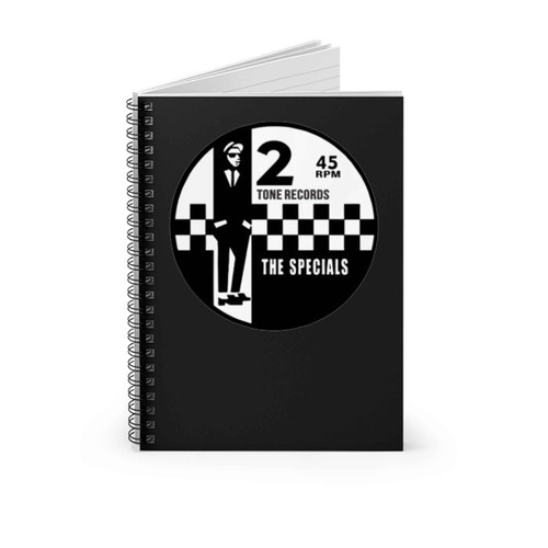 2 Tone Records The Specials Mens Retro Music Spiral Notebook