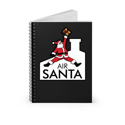 Air Santa Provding Spiral Notebook