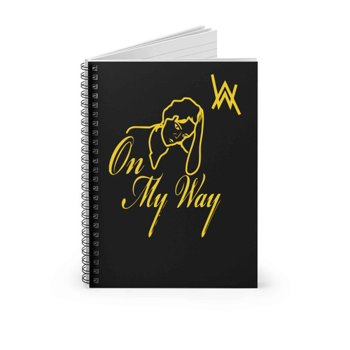 Alan Walker On My Way Love Spiral Notebook