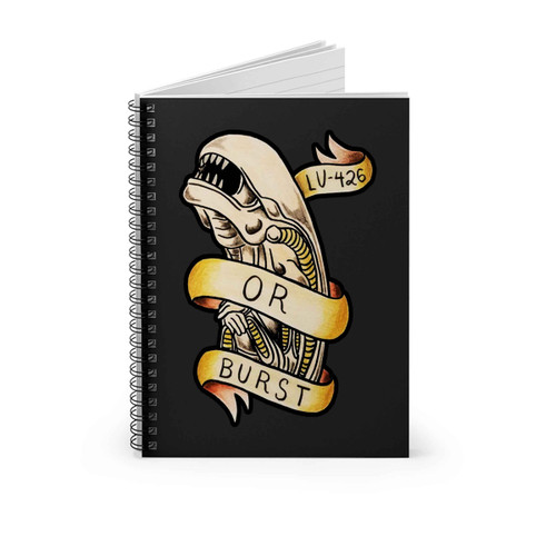 Alien Lv Four Two Six Or Burst Spiral Notebook