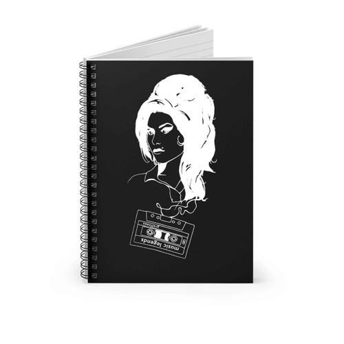 Amy Winehouse Music Legends Spiral Notebook