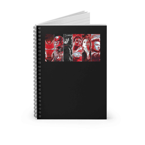 Avengers Endgame Poster Spiral Notebook