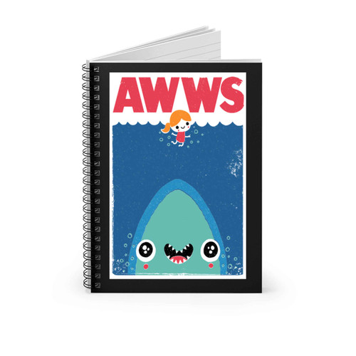 Awwws Cute Baby Shark Jaws Spiral Notebook