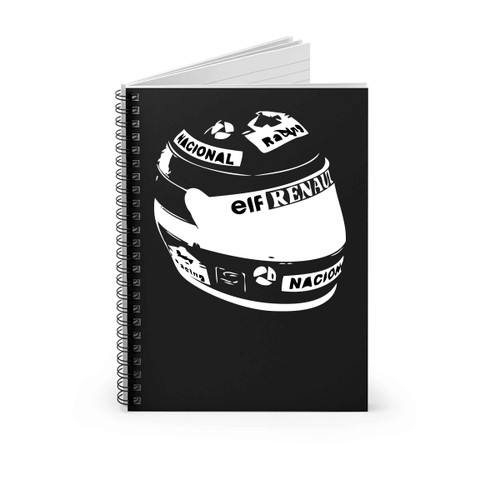 Ayrton Senna Helm Spiral Notebook