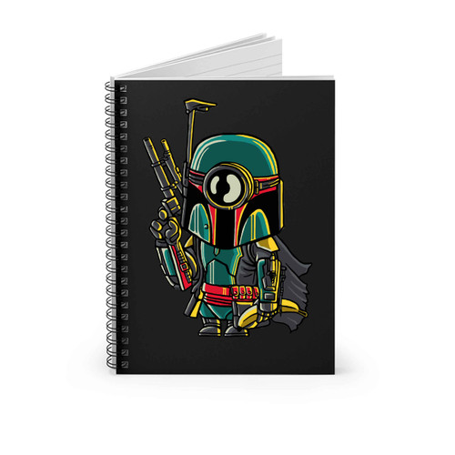 Boba Fett Minion Mash Up Spiral Notebook