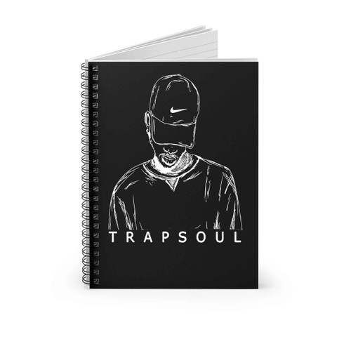 Bryson Tiller Bryson Tiller Second Trapsoul Spiral Notebook