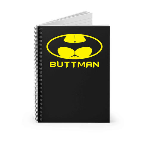 Buttman Funny Parody Spiral Notebook