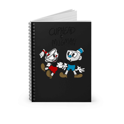 Cuphead Best Friend Mugman Spiral Notebook