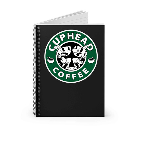 Cuphead Mugman Coffee Spiral Notebook