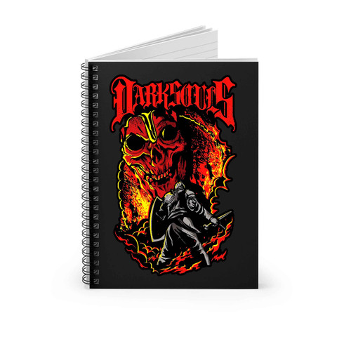 Dark Souls Metal Logo Spiral Notebook