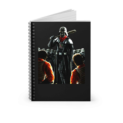 Darth Vader Negan Walking Dead Star Wars Spiral Notebook