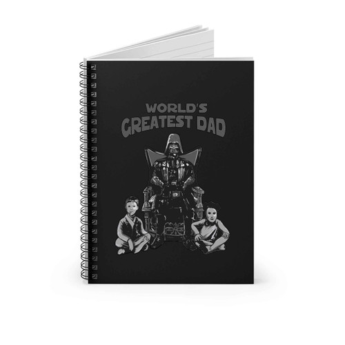 Darth Vader Worlds Greatest Dad Spiral Notebook