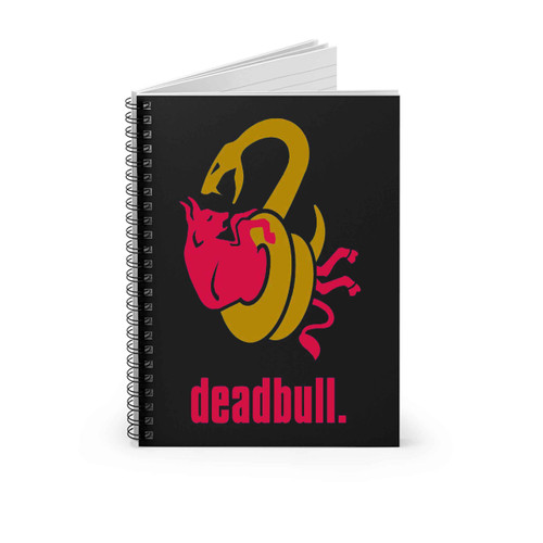 Dead Bull  Light Blue  Spiral Notebook