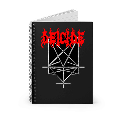 Deicide Metal Rock Band Logo Spiral Notebook