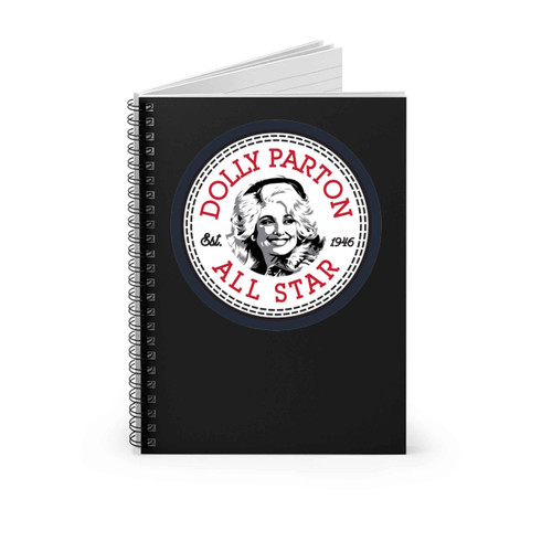 Dolly Parton Converse All Star Spiral Notebook