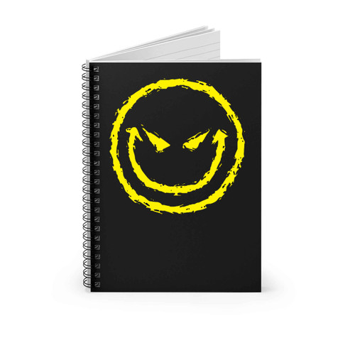Evil Smiley Face Spiral Notebook