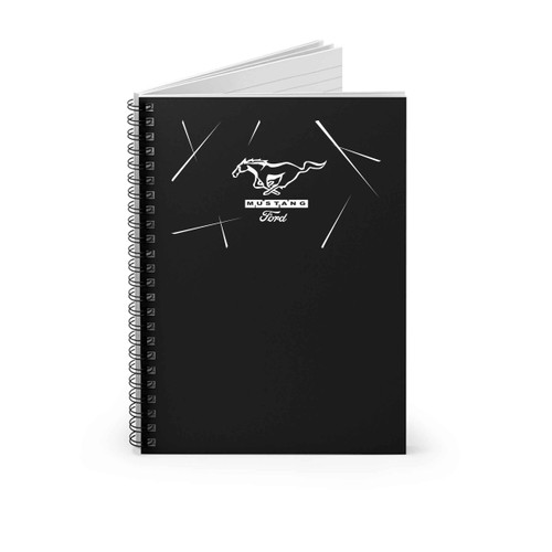 Ford Mustang Horse Logo Spiral Notebook