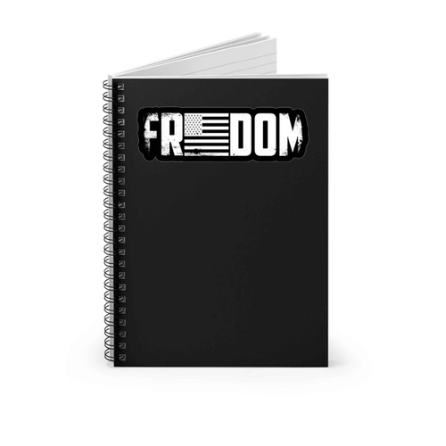 Freedom 4Th Of July Spiral Notebook