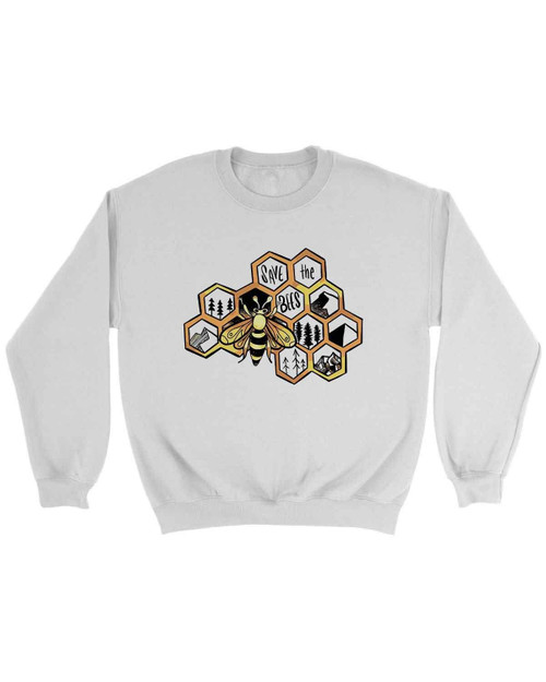 Save The Bees Art Sweatshirt