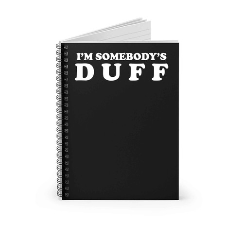 I Am Somebody Duff Spiral Notebook