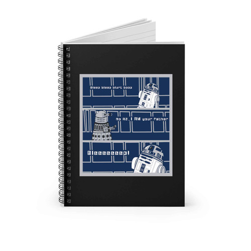 I Am Your Father Robot Droid Star Wars Spiral Notebook