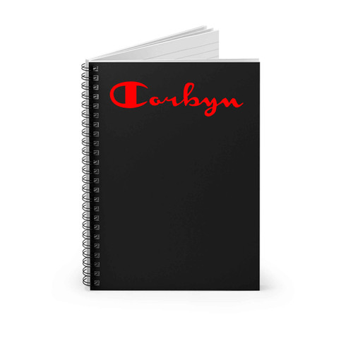 Jeremy Corbyn Parody Champ Labour Election Parody Funny Spiral Notebook