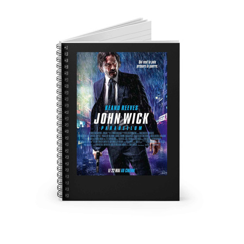 John Wick 3 Special Edition Movie Spiral Notebook