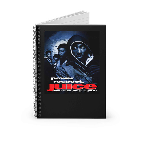 Juice Tupac 2Pac Movie Poster Spiral Notebook