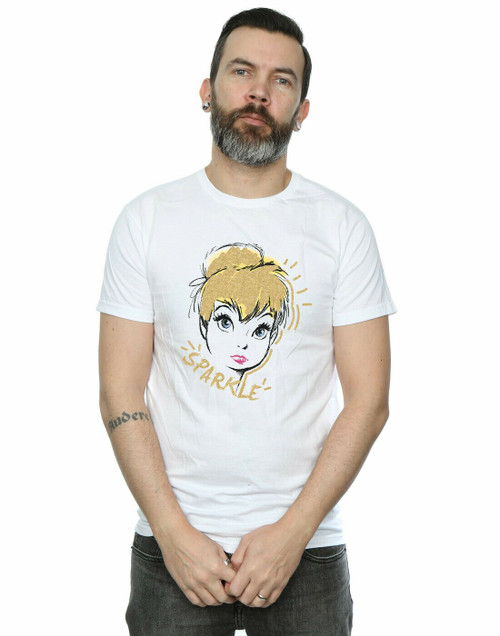 Disney Tinkerbell Sparkle Man's T-Shirt Tee