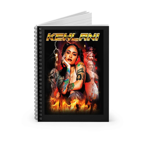 Kehlani Vintage 90S Retro Bootleg Rap Spiral Notebook