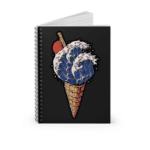 Knagawa Ice Cream Spiral Notebook