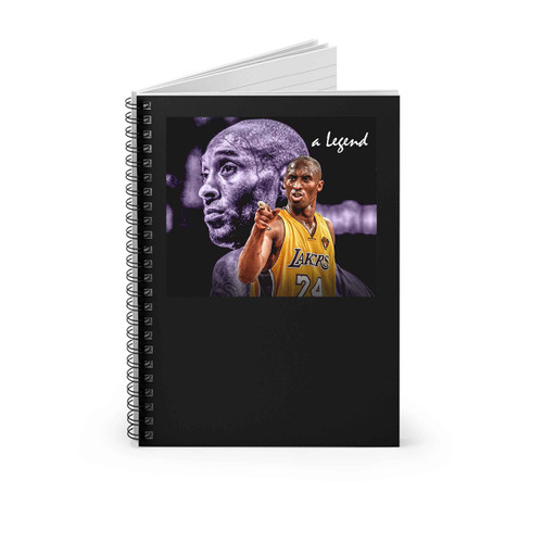 Kobe Bryant A Legend Spiral Notebook