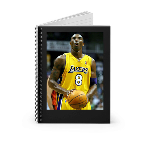 Kobe Bryant Basketball Legend Spiral Notebook