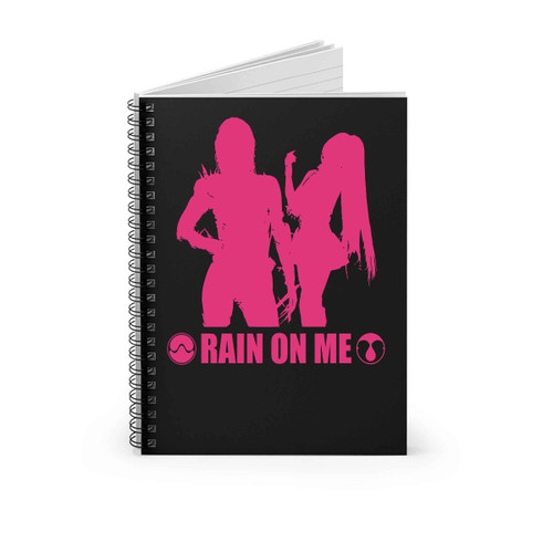 Lady Grande Pink Rain On Me Spiral Notebook