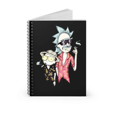 Las Vegas Rick And Morty Spiral Notebook