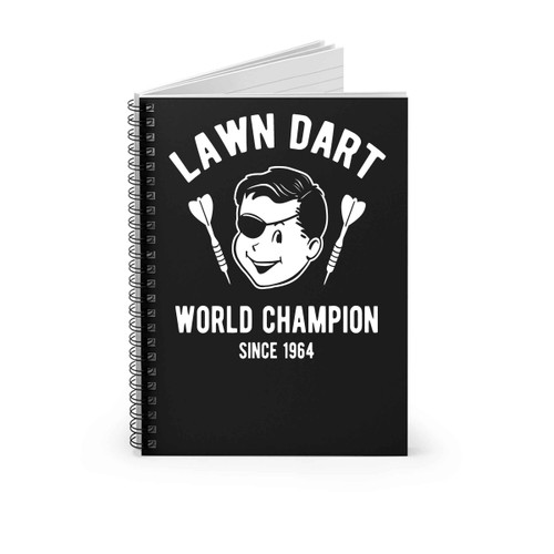 Lawn Dart World Champion Since 1962 Logo Spiral Notebook