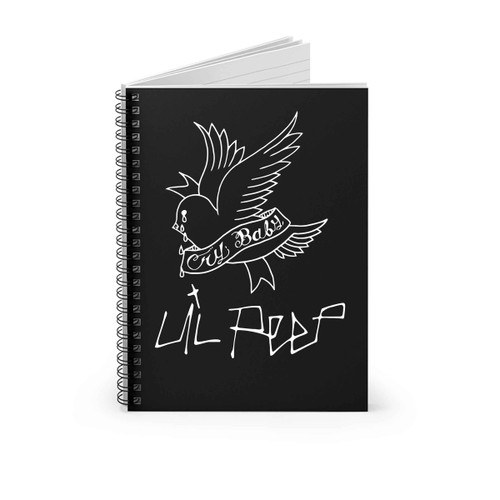Lil Peep Cry Baby Dove Hell Boy Spiral Notebook