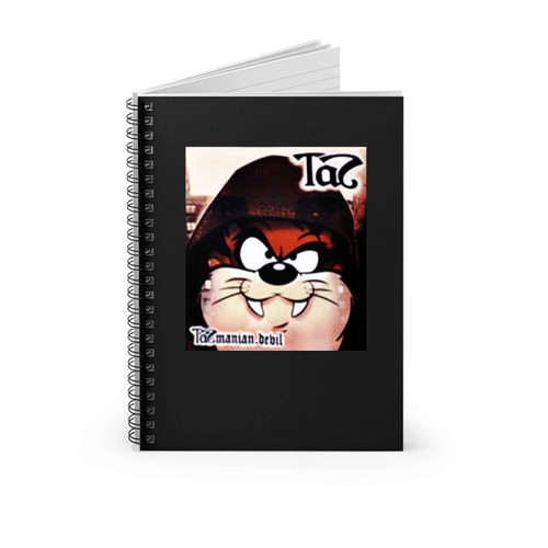 Looney Tunes Taz Manian Debil Spiral Notebook