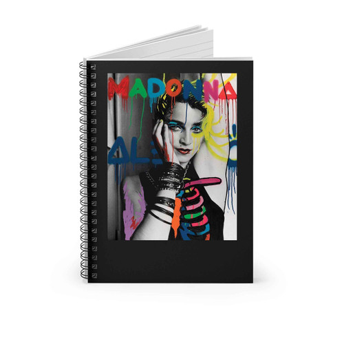 Madonna Birthday Present Tour Concert Spiral Notebook