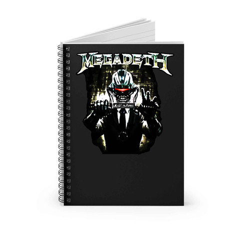 Megadeth Rust In Peace Blade Spiral Notebook