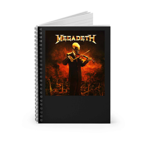 Megadeth Symphony The Art Of Travis Smith Spiral Notebook