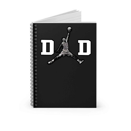 Michael Jordan The Last Dance Dad Air Fathers Day Spiral Notebook