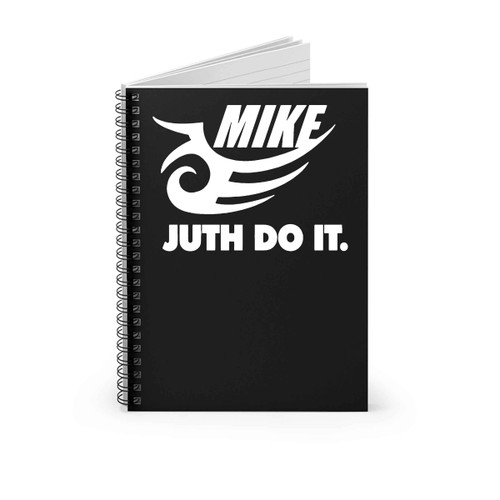 Mike Tyson Tattoo Juth Do It Iron Catskill Boxing Boxer Mma Gym Spiral Notebook