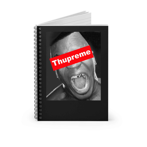 Mike Tyson Thupreme Parody Funny Spiral Notebook